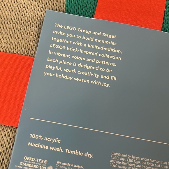 Lego x Target machine washable throw - Picture 5 of 5
